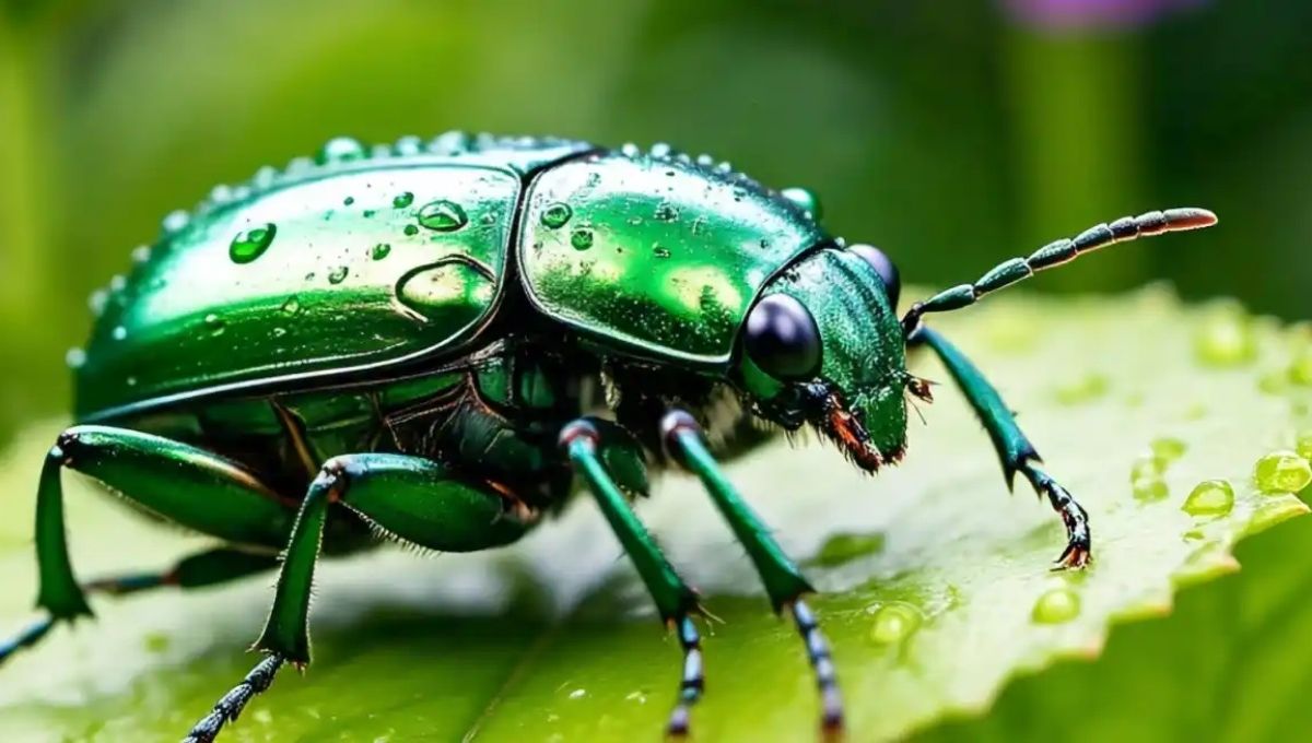 Meaning of Finding a Green Beetle Inside Your Home