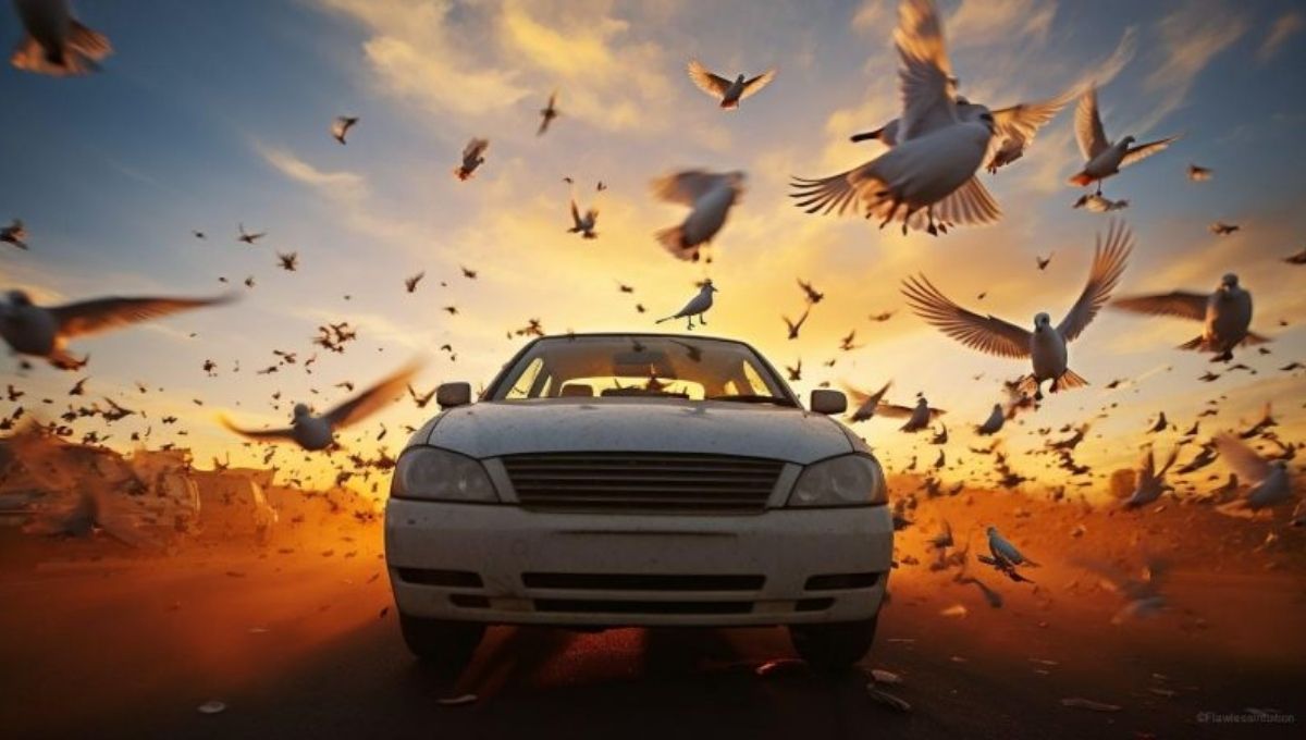 15 Spiritual Meanings of Birds Flying In Front Of Your Car While Driving