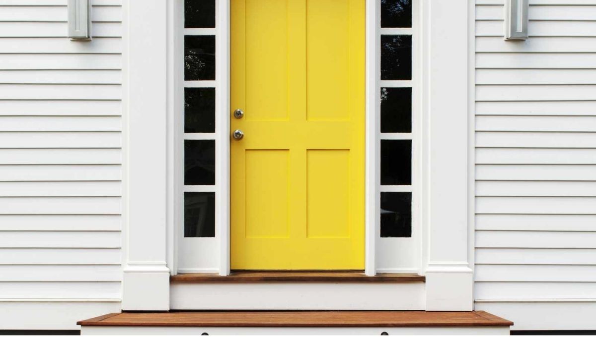 A Yellow Door Stands for Enlightenment—Trust Your Inner Wisdom