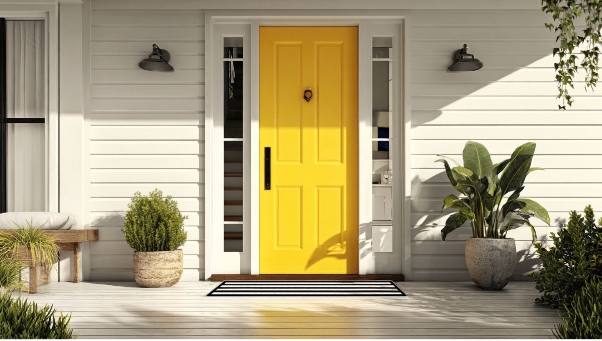 How a Yellow Door Welcomes Positive Energy