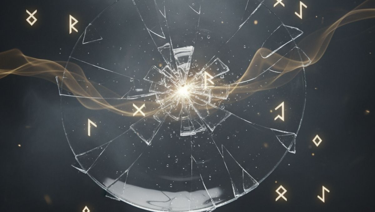 Breaking of Glass and Its Superstitions