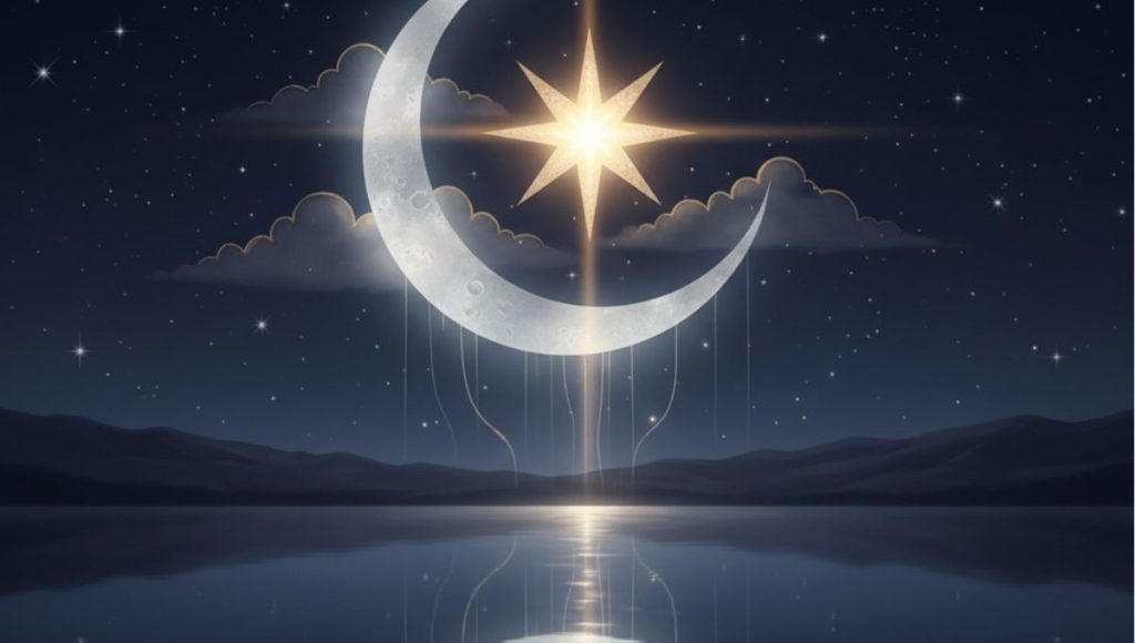 The Symbolic Meaning of the Crescent Moon with a Star - NextDreaming