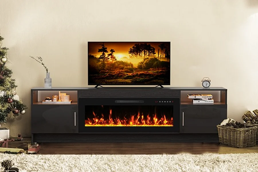 Electric Fireplace entertainment center