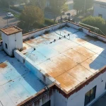 How Spring Debris Buildup Affects Drainage Paths on Large Roof Surfaces